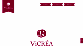 What Vicrea.jp website looked like in 2018 (5 years ago)