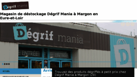 What Vetement-degrif-margon.fr website looked like in 2018 (5 years ago)