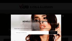 What Vu9eliquid.co.uk website looked like in 2018 (5 years ago)
