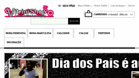 What Vitrinishop.com.br website looked like in 2018 (5 years ago)