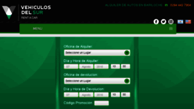 What Vehiculosdelsur.com.ar website looked like in 2018 (5 years ago)