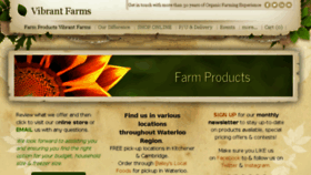What Vibrantfarms.com website looked like in 2018 (5 years ago)