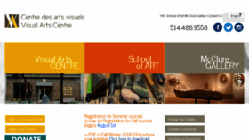What Visualartscentre.ca website looked like in 2018 (5 years ago)