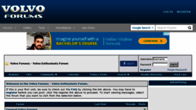 What Volvoforums.com website looked like in 2018 (5 years ago)