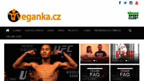 What Veganka.cz website looked like in 2018 (5 years ago)