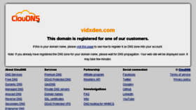 What Vidxden.com website looked like in 2018 (5 years ago)