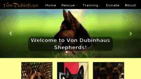 What Vondubinhaus.com website looked like in 2018 (5 years ago)