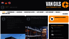 What Vangilsautodemontage.nl website looked like in 2018 (5 years ago)