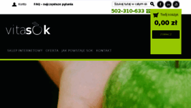 What Vitasok.pl website looked like in 2018 (7 years ago)