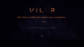 What Vilor.com website looked like in 2018 (5 years ago)