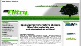 What Vzduchotechnickefiltry.cz website looked like in 2018 (5 years ago)
