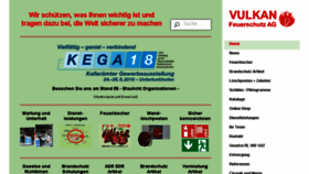 What Vulkan-feuerschutz.ch website looked like in 2018 (5 years ago)