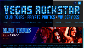 What Vegasrockstarvip.com website looked like in 2018 (5 years ago)