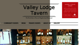 What Valleylodgetavern.com website looked like in 2018 (5 years ago)