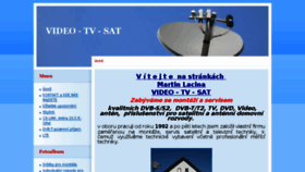 What Videotvsat.cz website looked like in 2018 (5 years ago)
