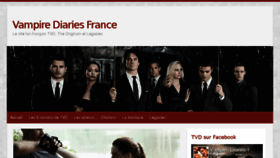 What Vampire-diaries.fr website looked like in 2018 (5 years ago)