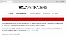 What Vapetraders.com.au website looked like in 2018 (5 years ago)