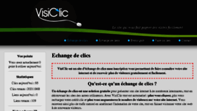 What Visiclic.fr website looked like in 2018 (5 years ago)