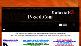 What Volusiaexposed.com website looked like in 2018 (5 years ago)