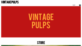 What Vintagepulps.com website looked like in 2018 (5 years ago)