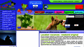 What Vacances-originales.fr website looked like in 2018 (5 years ago)