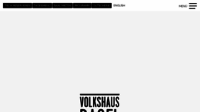 What Volkshaus-basel.ch website looked like in 2018 (5 years ago)