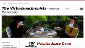 What Victorianachronists.wordpress.com website looked like in 2018 (5 years ago)
