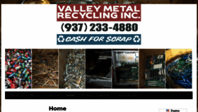 What Valleymetalrecyclinginc.com website looked like in 2018 (5 years ago)