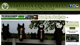 What Virginiaequestrian.com website looked like in 2018 (5 years ago)