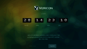 What Vericon.com website looked like in 2018 (5 years ago)