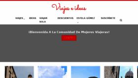 What Viajeseideas.com website looked like in 2018 (5 years ago)