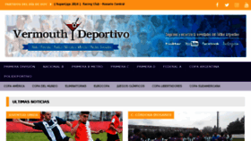 What Vermouth-deportivo.com.ar website looked like in 2018 (5 years ago)
