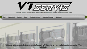 What Vtservis.cz website looked like in 2018 (5 years ago)