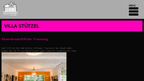 What Villa-stuetzel.de website looked like in 2018 (5 years ago)