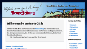 What Vereine-in-gd.de website looked like in 2018 (5 years ago)
