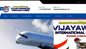 What Vijayawadainternationalcouriers.com website looked like in 2018 (5 years ago)
