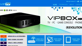 What Viptv.com website looked like in 2018 (5 years ago)