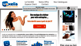 What Voxelis.fr website looked like in 2018 (5 years ago)