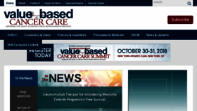 What Valuebasedcancer.com website looked like in 2018 (5 years ago)