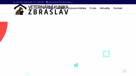 What Veterinazbraslav.cz website looked like in 2018 (5 years ago)
