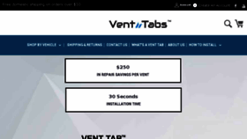 What Venttabs.com website looked like in 2018 (5 years ago)