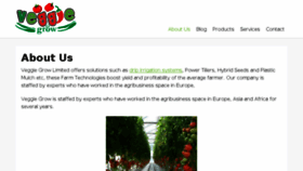 What Veggiegrow.ng website looked like in 2018 (5 years ago)