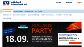 What Vb-schermbeck-internetbanking.de website looked like in 2018 (5 years ago)