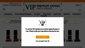 What Vipcig.co.uk website looked like in 2018 (5 years ago)