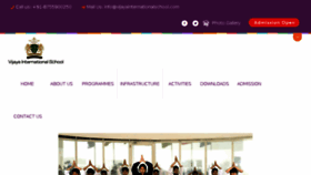 What Vijayainternationalschool.com website looked like in 2018 (5 years ago)