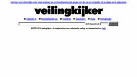What Veilingkijker.nl website looked like in 2018 (5 years ago)