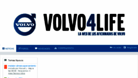 What Volvo4life.es website looked like in 2018 (5 years ago)