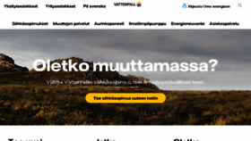 What Vattenfall.fi website looked like in 2018 (5 years ago)