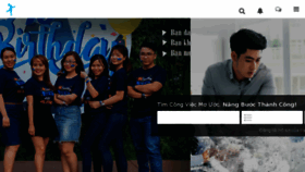 What Vietnamwork.com website looked like in 2018 (5 years ago)
