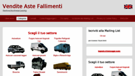 What Venditeastefallimenti.com website looked like in 2018 (5 years ago)